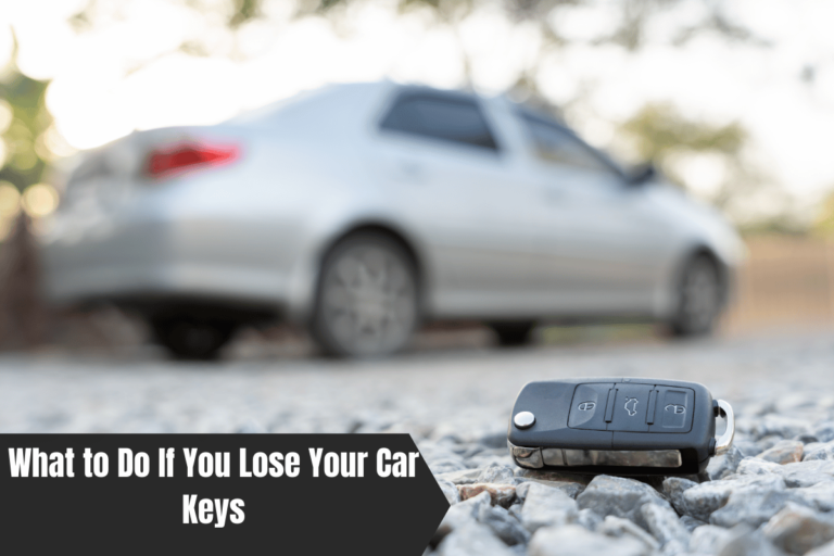 What to Do If You Lose Your Car Keys